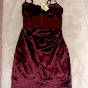 Satin Corset Top Dress